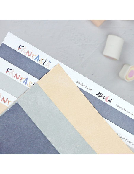 Fantasía Solid & Special paper Kit | Alúa Cid design