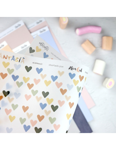 Fantasía Solid & Special paper Kit | Alúa Cid design