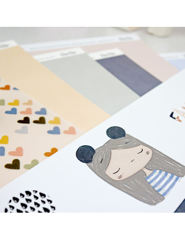 Fantasía Solid & Special paper Kit | Alúa Cid design