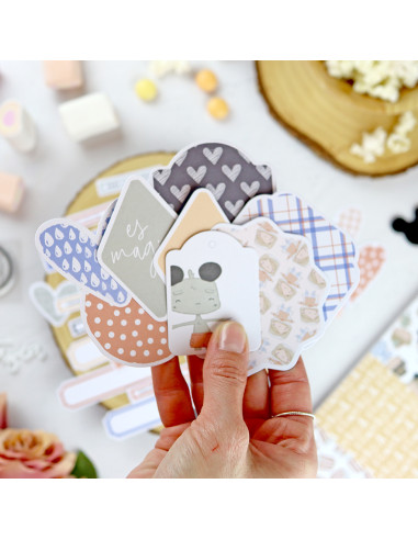 Fantasía tags Die cuts | Alúa Cid design Fantasía tags Die cuts | Alúa Cid design