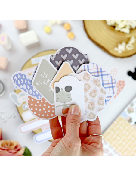 Fantasía Etiquetas die-cuts set | Alúa Cid