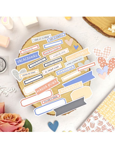 Fantasía Etiquetas die-cuts set | Alúa Cid