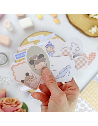 Fantasía tags Die cuts | Alúa Cid design Fantasía tags Die cuts | Alúa Cid design