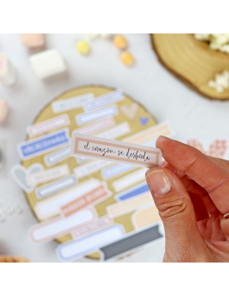 Fantasía tags Die cuts | Alúa Cid design