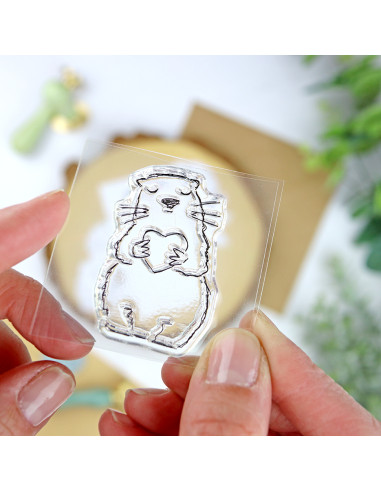 Día de la Marmota Clear stamp | Alúa Cid