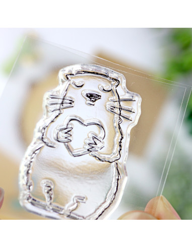 Día de la Marmota Clear stamp | Alúa Cid