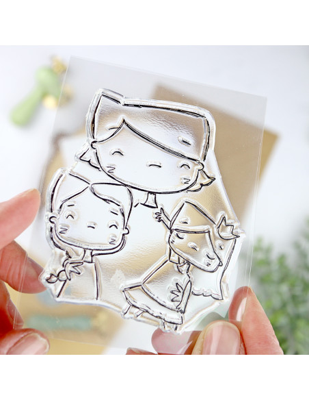 Mamá Amor incondicional Clear stamp