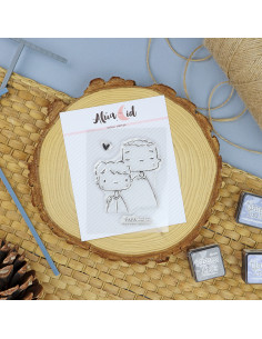 Papá Amor incondicional Clear stamp | Alúa Cid 2