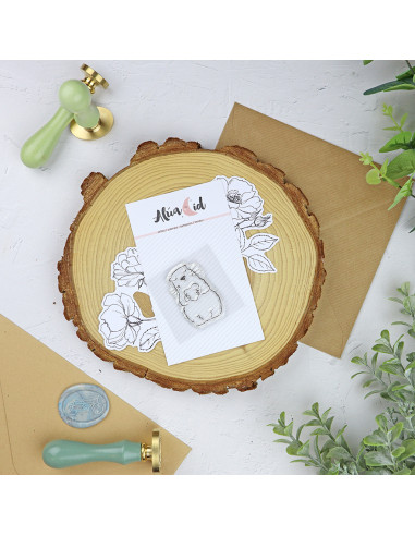 Día de la Marmota Clear stamp | Alúa Cid