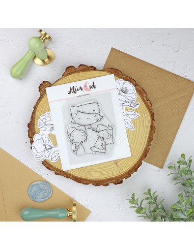 Mamá Amor incondicional Clear stamp