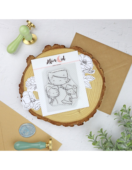 Mamá Amor incondicional Clear stamp