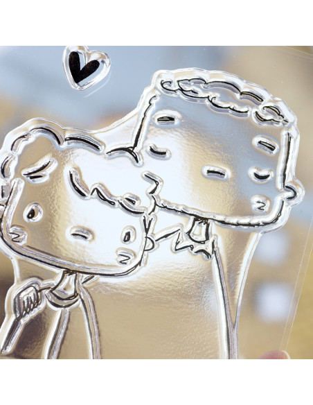 Papá Amor incondicional Clear stamp | Alúa Cid