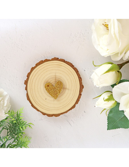 Set of 10 Navidad acrylic heart