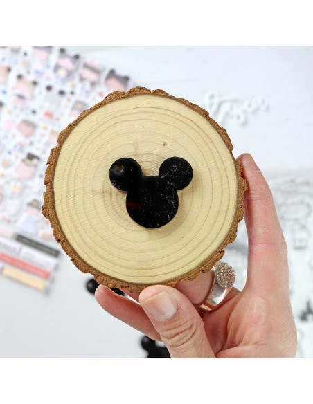 Set of 10 Fantasía acrylic medallion