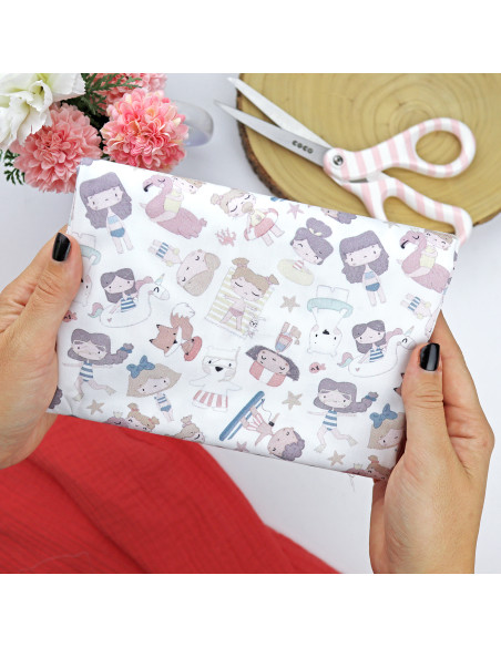 5m Popurrí de Playa printed fabric | Ohana en la playa collection