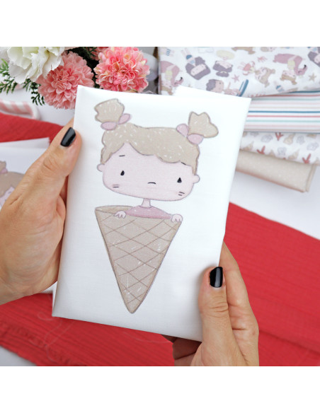 Petetes va a la playa Printed panel fabric | Ohana collection