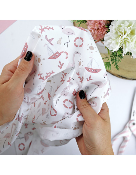 5m Aruba printed fabric | Ohana en la playa collection