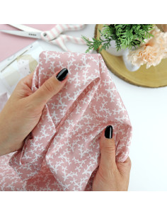 5m Corales printed fabric | Ohana en la playa collection 2