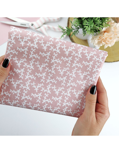 5m Corales printed fabric | Ohana en la playa collection