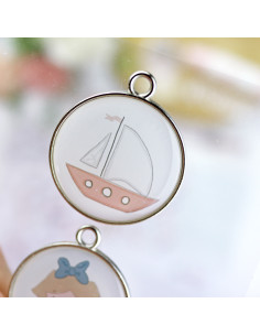 Ohana en la playa charms set 2