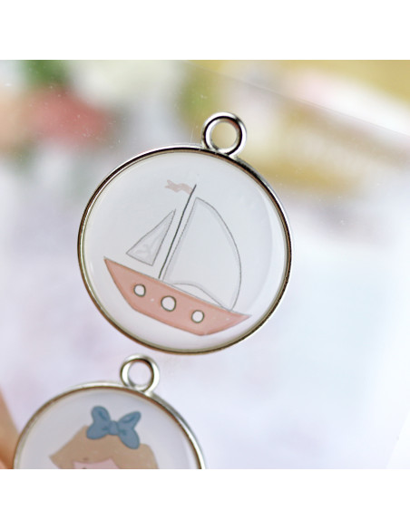 Ohana en la playa charms set
