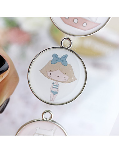 Ohana en la playa charms set Ohana en la playa charms set