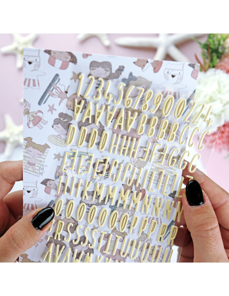 ABC Verano Ohana Puffy stickers | Alúa Cid design