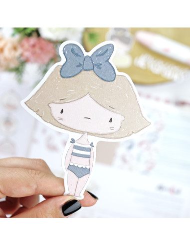 Ohana on la playa die-cut  by Alúa Cid