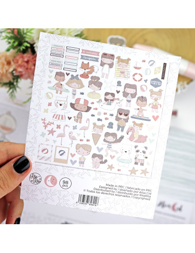 Ohana en la playa die-cuts set | Alúa...