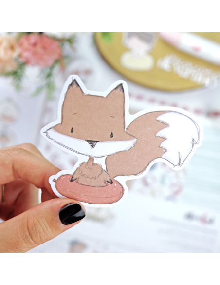 Ohana on la playa die-cut  by Alúa Cid