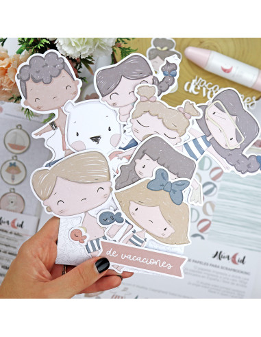 Ohana on la playa die-cut  by Alúa Cid