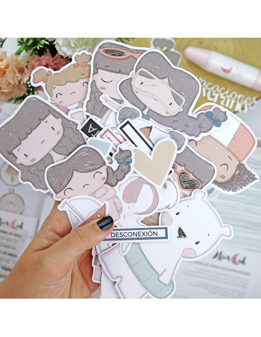 Ohana on la playa die-cut  by Alúa Cid