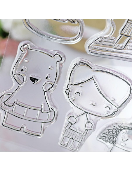 Ohana en Verano stamps & dies set | Alúa Cid