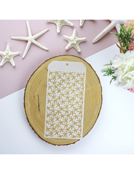 Estrellas de mar stencil by Alúa Cid