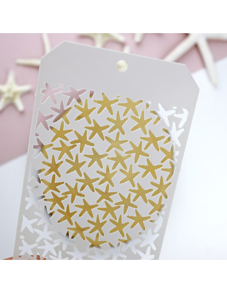 Estrellas de mar stencil by Alúa Cid