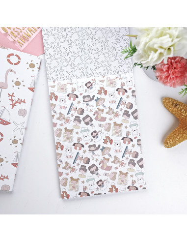 Ohana en la playa 6x8" paper pad | Alúa Cid design