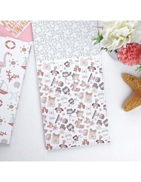 Ohana en la playa 6x8 paper pad of Alúa Cid