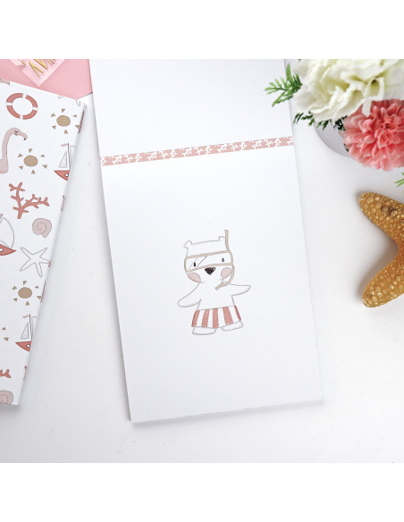 Ohana en la playa 6x8" paper pad | Alúa Cid design