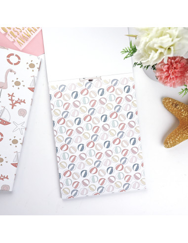 Ohana en la playa 6x8" paper pad | Alúa Cid design