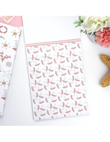 Ohana en la playa 6x8" paper pad | Alúa Cid design