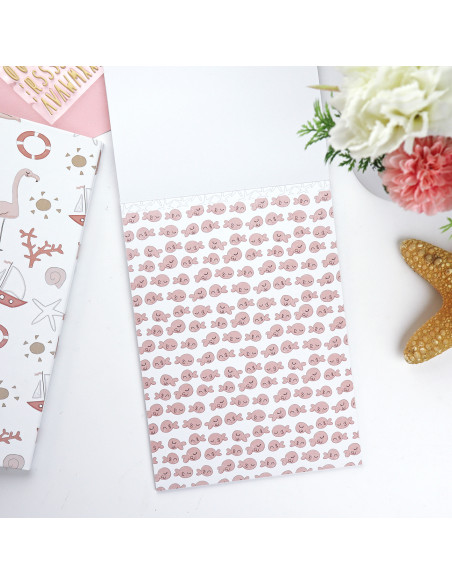 Ohana en la playa 6x8 paper pad of Alúa Cid