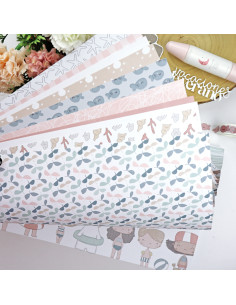 Ohana en la playa 12x12" paper pad | Alúa Cid design 2