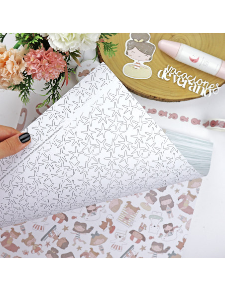 Ohana en la playa paper pad | Alúa Cid design