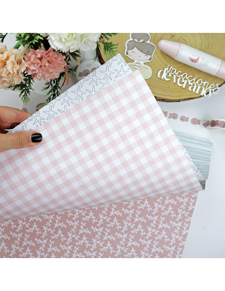 Ohana en la playa paper pad | Alúa Cid design