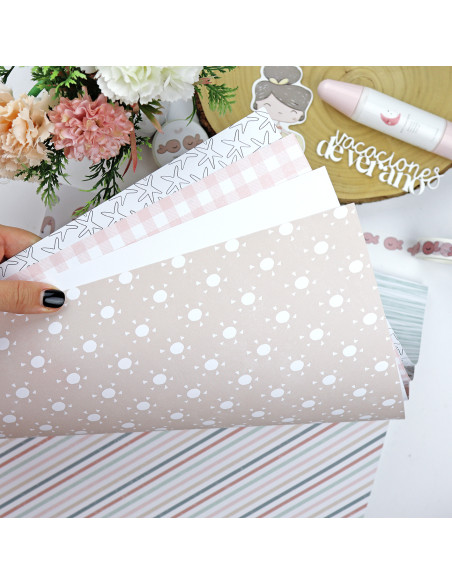 Ohana en la playa paper pad | Alúa Cid design