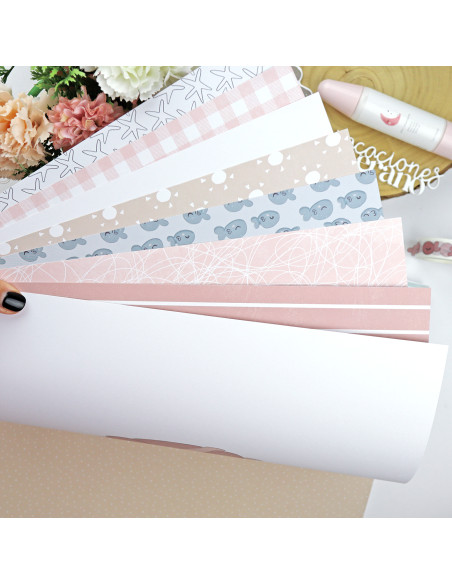 Ohana en la playa paper pad | Alúa Cid design