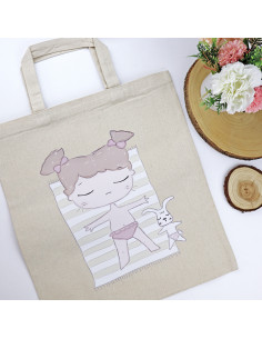 Petete Canvas Tote Bag by Alúa Cid