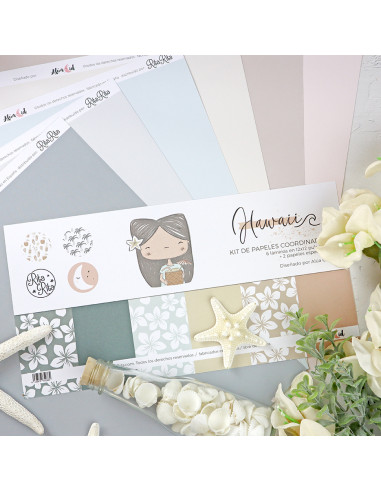 Hawaii Solid & Special paper Kit | Alúa Cid design