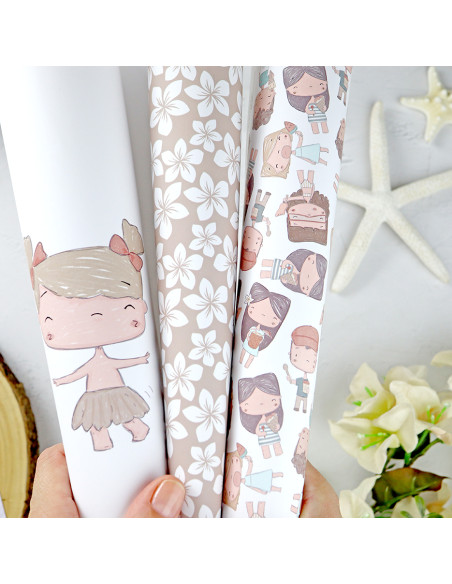 Hawaiana laminated paper sheet | Alúa Cid design