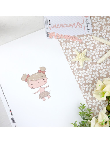 Hawaiana laminated paper sheet | Alúa Cid design